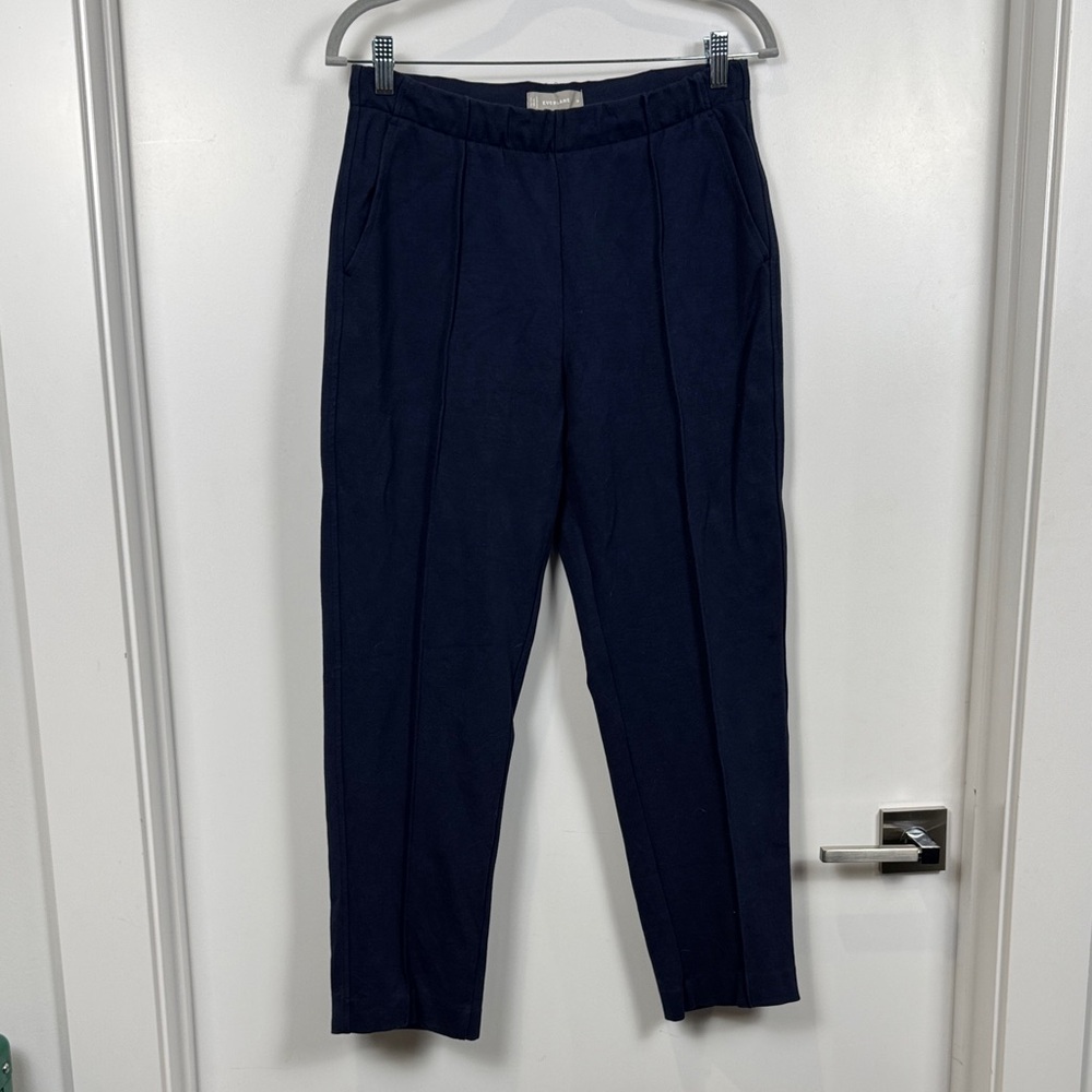 Everlane Navy Dress Pants with Drawstring